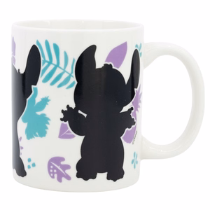 Disney Stitch & Angel krāsu mainoša keramikas krūze dāvanu kastē, 325 ml