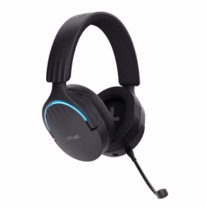 Trust GXT 491 Fayzo Austiņas ar mikrofonu vadu un bezvadu galvasspiede spēlēm USB Type-C Bluetooth melnas