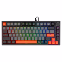 Savio ASTRAL melns JADE 3 COLOURS keyboard Gaming USB QWERTY US International