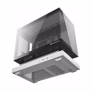 Darkflash F1 datora korpuss (balts) + 6 ARGB ventilatori