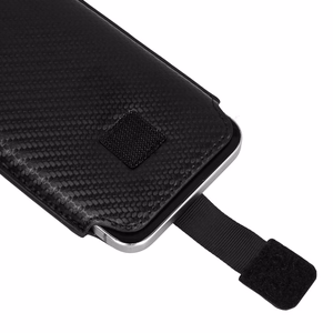 Wonder CARBON viedtālruņa apvalks (Izmērs L) Iphone 13 Mini/12 Mini/SE 2020/2022/7/8 MELNS