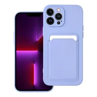 Karteņu viedtālruņa apvalks IPHONE 13 Pro Max violets