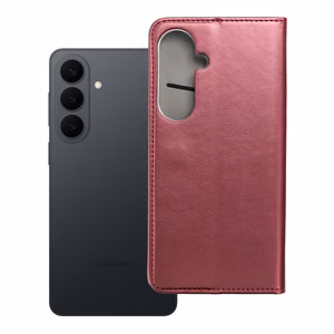 SMART MAGNETO Grāmatas futrālis priekš SAMSUNG S26 Plus bordo krāsā
