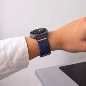 Tech-Protect Nylon Clasp siksniņa modelim Samsung Galaxy Watch 40/44/46 mm – tumši zila