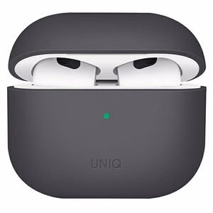 Uniq Lino silikona apvalks AirPods 3 - pelēks