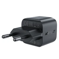 Acefast A77 Mini PD 30W GaN USB-C sienas lādētājs - melns