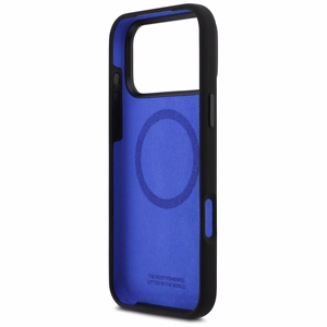 Силиконовый чехол BMW M Logo MagSafe для iPhone 17 Pro Max - чёрный