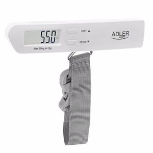 Adler AD 8191 – digital luggage scale, up to 50 kg, 10 g graduation, grey