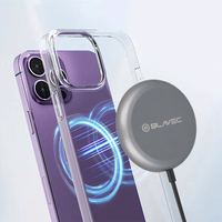 Blavec indukcijas lādētājs BQI-03 Qi2 15W magnētisks Magsafe (BQI03-QI2MB) melns