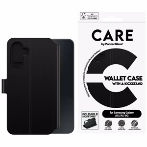 CARE by PanzerGlass Maks Maciņš M. Kickstand for Samsung Galaxy M17 5G / A17 / A17 5G - melns