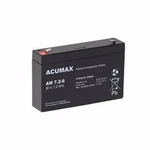 Acumax EMU akumulators 6V 7.2Ah AM7.2-6