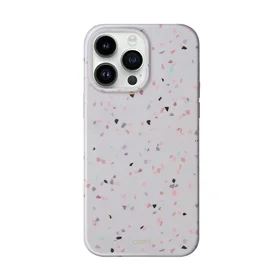 Uniq Coehl Terrazzo viedtālruņa apvalks iPhone 14 Pro Max - smilšu