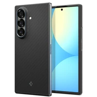 Spigen AirSkin Aramid viedtālruņa apvalks Samsung Galaxy Z Fold 7 - melns