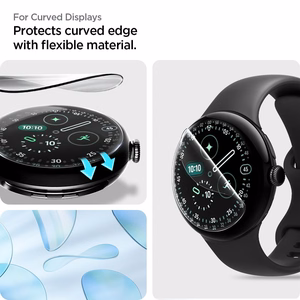 Spigen Elite Shield EZ Fit 2 hidrogēla plēvju komplekts Google Pixel Watch 41 mm