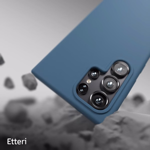 Etteri Silicone чехол Samsung Galaxy S24 Ultra темно-синий