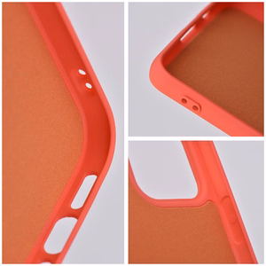 Viedtālruņa silikona apvalks IPHONE 12 / 12 Pro persikas krāsā