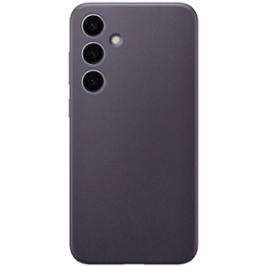Samsung Vegan Leather viedtālruņa apvalks Samsung Galaxy S24 Plus tumši violets