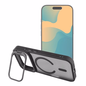 Case for iPhone 15 Forcell F-Protect Shadow Stand Premium compatible with MagSafe black