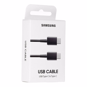DA705BBE charging cable Type-C to Type-C, 1 m Black