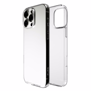 Puro 03 Nude Silikona apvalks iPhone 16 Pro Max - caurspīdīgs