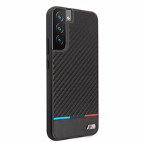 Viedtālruņa apvalks BMW M Collection Triangles Case Samsung Galaxy S22+ melns