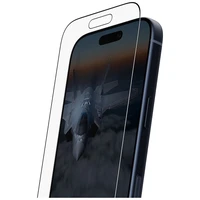 PanzerGlass Stealth īpaši plats Fastfit rūdītais aizsargstikls iPhone 17 Pro viedtālrunim
