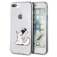 Karl Lagerfeld Choupette Fun viedtālruņa apvalks iPhone 7 / 8 Plus - caurspīdīgs