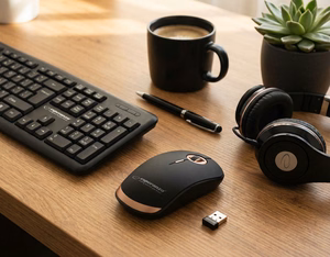 Esperanza EM127 Mouse RF Wireless Optical 1600 DPI melns
