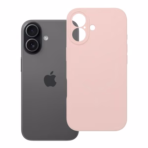 Viedtālruņa apvalks no silikona 2mm IPHONE 17 smilšrozā