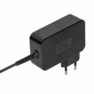 Kruger&Matz universāls klēpjdatoru lādētājs, 90 W, melns