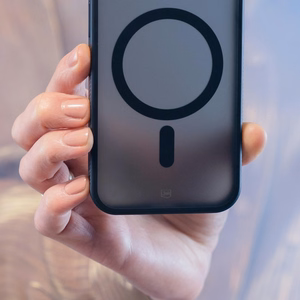 3mk Smoke MagCase futrālis Samsung Galaxy A37 - Pelēks, caurspīdīgs