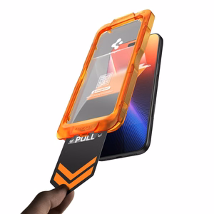 Spigen Glas.tR AlignMaster Slim 3 rūdīta stikla ekrāna aizsargu komplekts iPhone 17