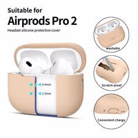 Tech-Protect silikona apvalks Apple AirPods Pro 1 / 2 - bēšs