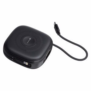 Portatīvais lādētājs saderīgs ar MagSafe Forcell F-Energy F10K5 PD3.1 QC3.0 3A 22,5W 10000 mAh saderīgs ar Apple Watch melna
