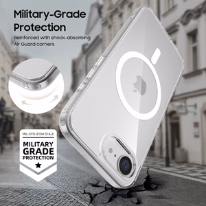 Tech-Protect FlexAir Hybrid MagSafe iPhone 16e viedtālruņa apvalks - caurspīdīgs