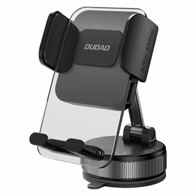 Dudao F24PLUS Car Holder with Suction Cup Dashboard - Melns