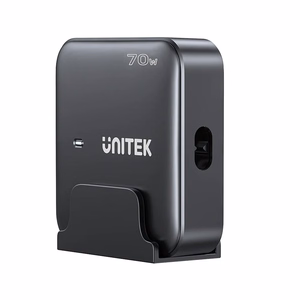 GaN tīkla lādētājs - Unitek P1228ABK01-EU | 70W 2x USB-C 2x USB-A