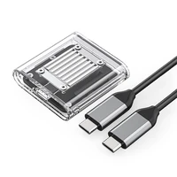 Orico TC20-M2-10G M.2 NVME USB-C 3.2 disku ietvars - caurspīdīgs