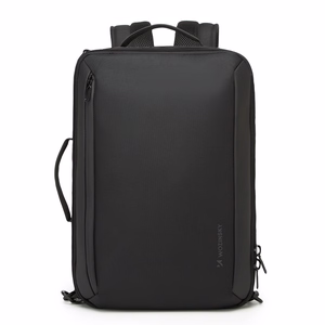 Wozinsky Premium Рюкзак сумка для ноутбука 15.6" с ремнём - чёрный