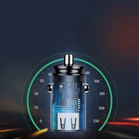 Automašīnas Lādētājs Baseus "CCALL-YS01" Melns 30W (1xPD / 1xQC3.0)