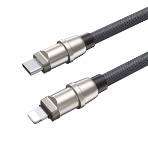 BWOO siksniņas kabelis USB-C - Lightning 1.2m 27W ar siksniņu