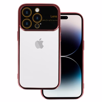 Viedtālruņa apvalks Electro Lens iPhone 14 - sarkans