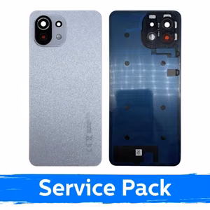 Xiaomi Mi 11 Lite 4G (Lite 5G / Lite 5G NE) aizmugurējais vāciņš / sniegbalts / (Service Pack)