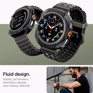 Spigen Liquid Air apvalks pulksteņa Samsung Galaxy Watch 8 Classic 46mm - melns