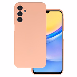 Силиконовый чехол Silicone Lite для Samsung Galaxy A15 4G/5G персиковый