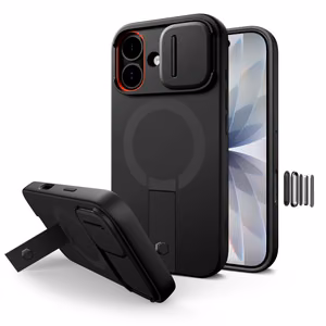 Tech-Protect Kevlar Aura Magnētiskais viedtālruņa apvalks iPhone 17 - melns