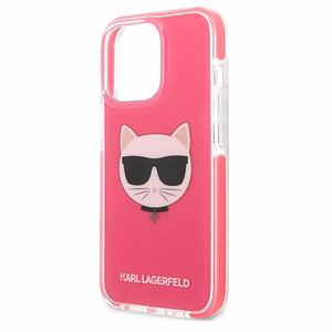 KARL LAGERFELD KLHCP13LTPECPI IPHONE 13 PRO / 13 6.1 "MACIŅŠ FUCHSIA / FUSCHIA CHOUPETTE HEAD