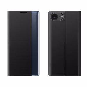 Jauns Sleep Case viedtālruņa apvalks iPhone 16e ar statīvu - melns