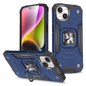 Wozinsky Ring Armor viedtālruņa apvalks iPhone 15 Plus - zils