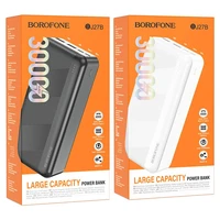 External battery Power Bank Borofone BJ27B 2xUSB 30000mAh black